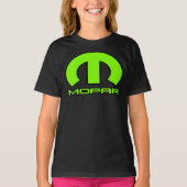 BIG Lime Green M Mopar Automobilia Classic T-Shirt (Voorkant)