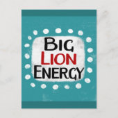 Big Lion Energy Briefkaart (Voorkant)