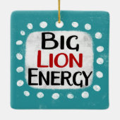 Big Lion Energy Ornament (Achterkant)