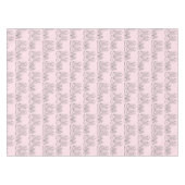 Big Little Shower New Baby Shower Sneaker Pink Gir Tafelkleed (Voorkant (Horizontaal))