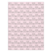 Big Little Shower New Baby Shower Sneaker Pink Gir Tafelkleed (Voorkant)