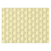 Big Little Shower New Baby Shower Sneaker Yellow Tafelkleed (Voorkant (Horizontaal))