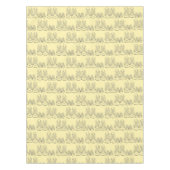 Big Little Shower New Baby Shower Sneaker Yellow Tafelkleed (Voorkant)