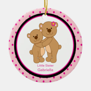 Big/Little Sister Beer Ornament