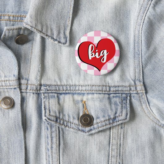 Big Little Sorority  Heart Button (In situ)