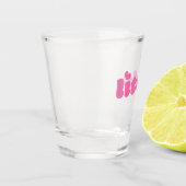 Big Little Sorority Retro Heart Shot Glass Glas (Links)