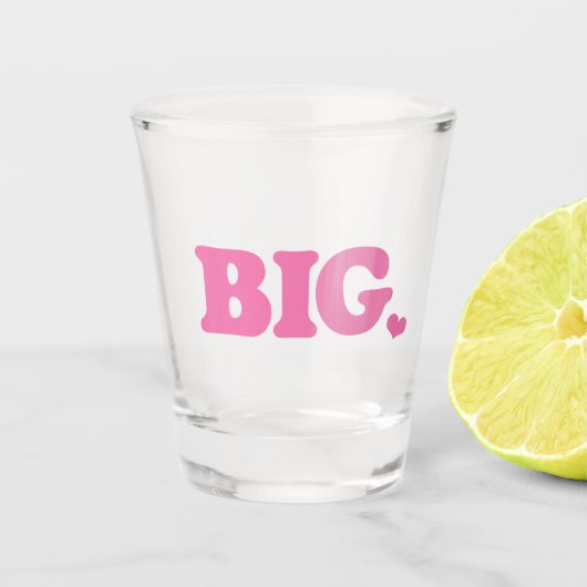 Big Little Sorority Retro Shot Glas (Voorkant)