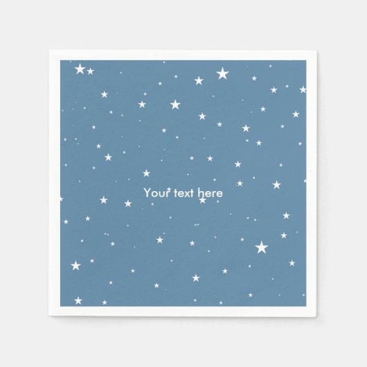 Big & Little Stars Celestial Baby shower servetten (Voorkant)