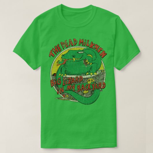 Big Lizard in My Backyard 1985 T-shirt (Design voorkant)