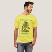 Big Lloyd Cay, Bahama's met wapenschild T-shirt (Voorkant volledig)