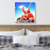 Big Lobster South Australia Canvas Afdruk (Insitu (Slaapkamer))