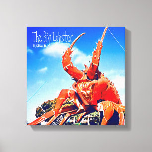 Big Lobster South Australia Canvas Afdruk