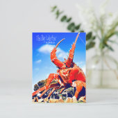 Big Lobster Zuid-Australië Briefkaart (Staand voorkant)