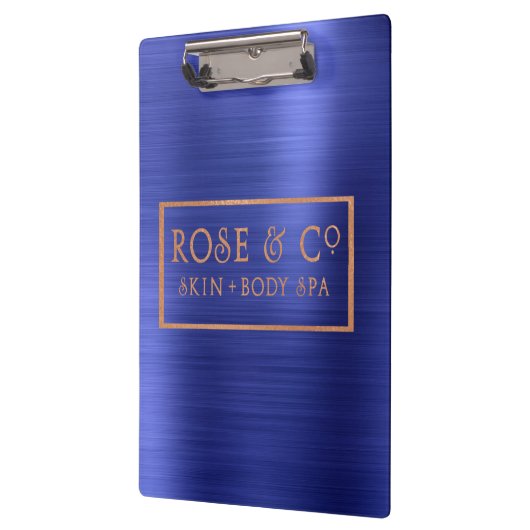 Big Logo Sapphire Cobalt Blue Metallic Klembord (Links)