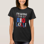 Big Lolli 4th van juli Zwangerschap Geslacht Onthu T-shirt (Voorkant)