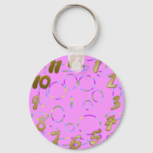 Big Loops op Pink Apple Watch Band Sleutelhanger