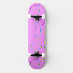 Big Loops op Roze Skateboard