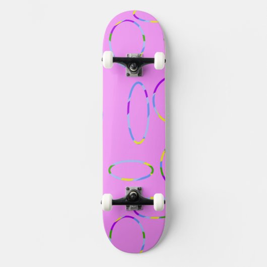 Big Loops op Roze Skateboard (Voorkant)