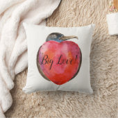 Big Love! heart design on throw cushion Kussen (Deken)