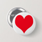 Big Love Heart Ronde Button 5,7 Cm (Voorkant /achterkant)