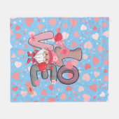 Big Love Valentijnsdag cadeau Fleece Deken (Voorkant (Horizontaal))