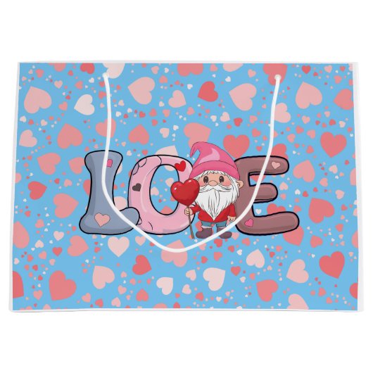 Big Love Valentijnsdag cadeau Groot Cadeauzakje (Voorkant)