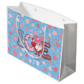 Big Love Valentijnsdag cadeau Groot Cadeauzakje (Achterkant Gekanteld)