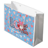 Big Love Valentijnsdag cadeau Groot Cadeauzakje (Voorkant Gekanteld)