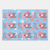 Big Love Valentijnsdag cadeau Inpakpapier Vel (Voorkant 2)