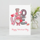 Big Love Valentijnsdag cadeaubon Kaart (Staand voorkant)