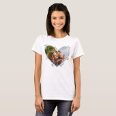 Big Love Valentijnsdag foto gepersonaliseerde gift T-shirt (Voorkant volledig)