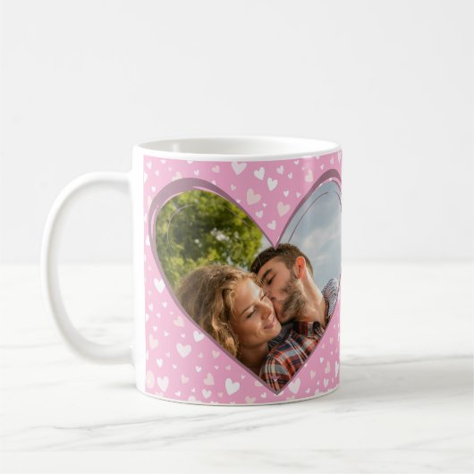 Big Love Valentijnsdag moderne grappige mok (Links)