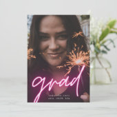 Big Lumo Lights Afstudeerder Moderne fotouniversit Aankondiging (Staand voorkant)