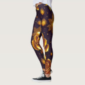 Big Luxury Gold Roos Modern Collectie Leggings (Links)