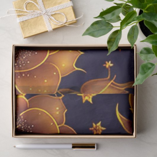 Big Luxury Gold Trendy Roos Collectie Tissuepapier (Geschenk)