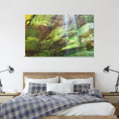 Big Lyon Herfsten, Mohican State Park, Ohio Canvas Afdruk (Insitu (Slaapkamer))
