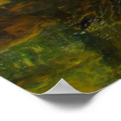 Big Lyon Herfsten, Mohican State Park, Ohio Poster (Hoek)