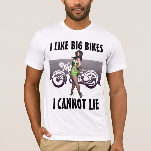 BIG MAAR BG BIKES-motorfiets T-shirts (Voorkant)