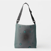 Big Machine Sci-Fi Alien Green Black Hole Dark Crossbody Tas (Voorkant)