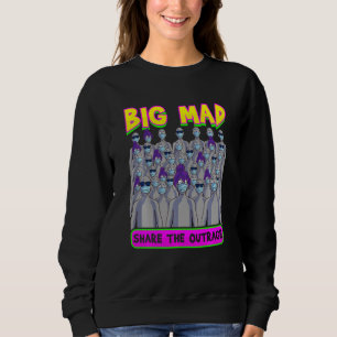 Big Mad NPC Meme Grey People Face Mask Meme Trui