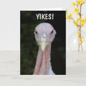 Big Mad Turkey krijgt een goede stap Kaart (Gele Bloem)