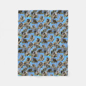 Big Male Koala Beer Photo Collage Fleece Deken (Voorkant)