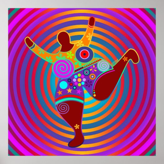 BIG Mama | vlekkleurig Poster (Voorkant)