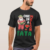 Big Man Eating Watermelon One In A Melon Tata Gran T-shirt (Voorkant)