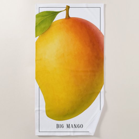Big Mango, Sweet Fruit and Name Strandlaken (Voorkant)