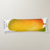 Big Mango, Sweet Fruit and Words Lichaamskussen (Achterkant)