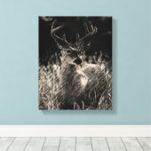 Big Meadows Buck Canvas Afdruk (Insitu (Houten vloer))