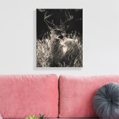 Big Meadows Buck Canvas Afdruk (Insitu (Woonkamer))