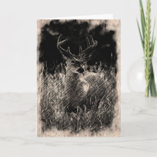 Big Meadows Buck Wenskaart Kaart