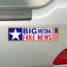 Big Media Fake News Bumpersticker